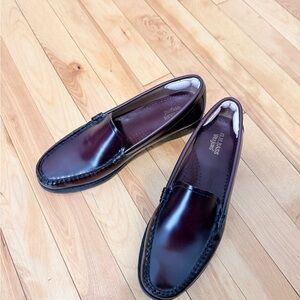 GH Bass Dark Brown Leather Loafers